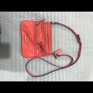 Orange leather crossbody Nine West bag